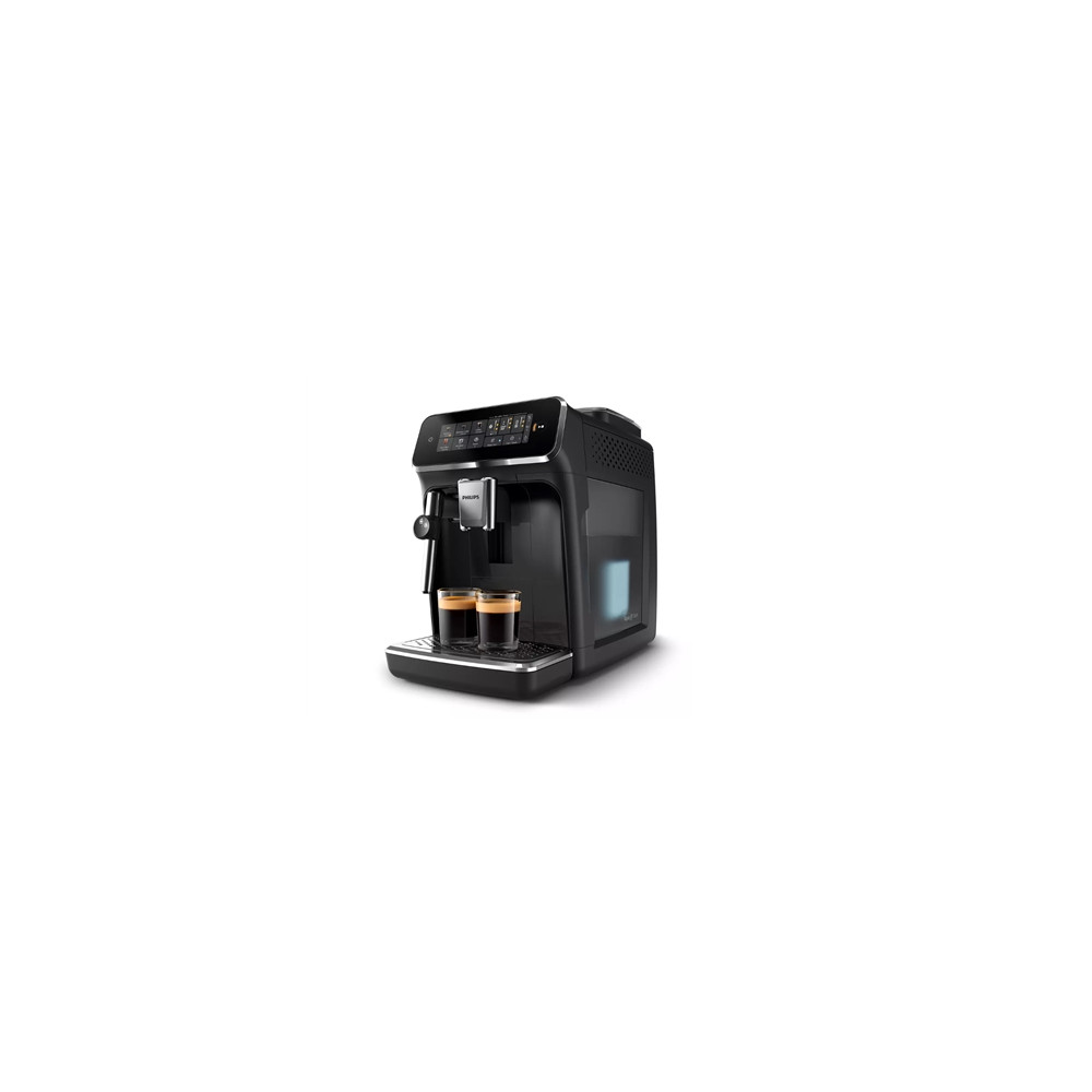 Produktbild för Philips 3300 series EP3321 - automatisk kaffekokare med mjölkskummare - 15 bar - svart lack
