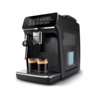 Produktbild för Philips 3300 series EP3321 - automatisk kaffekokare med mjölkskummare - 15 bar - svart lack