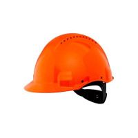Produktbild för 3M skyddshjälm med UV-sensor orange G3000 G30NUO EN 397 (G30...