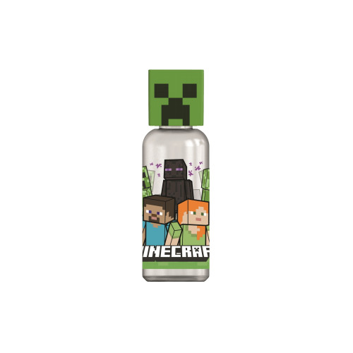 Minecraft MINECRAFT FLASKA MED 3D-FIGURER 560 ML   Originalvattenflask...