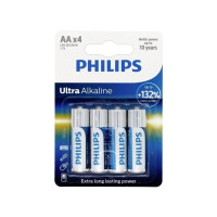 Produktbild för Philips ExtremeLife+ LR6E4B batteri - 4 x AA-typ - alkaliskt