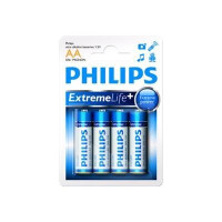 Produktbild för Philips ExtremeLife+ LR6E4B batteri - 4 x AA-typ - alkaliskt