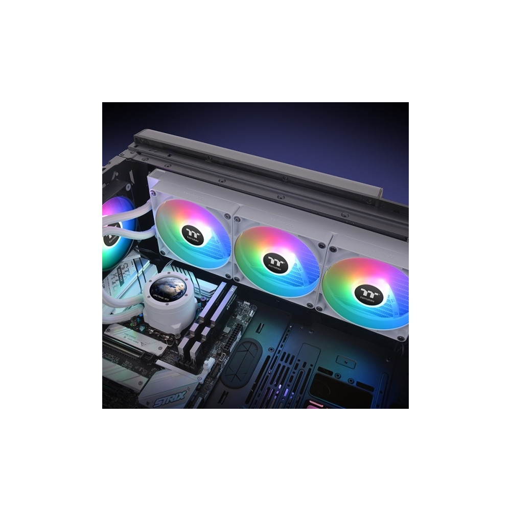 Produktbild för Thermaltake TH420 V2 Ultra ARGB Sync - Snow Edition - kylsystem med vätska till processorn