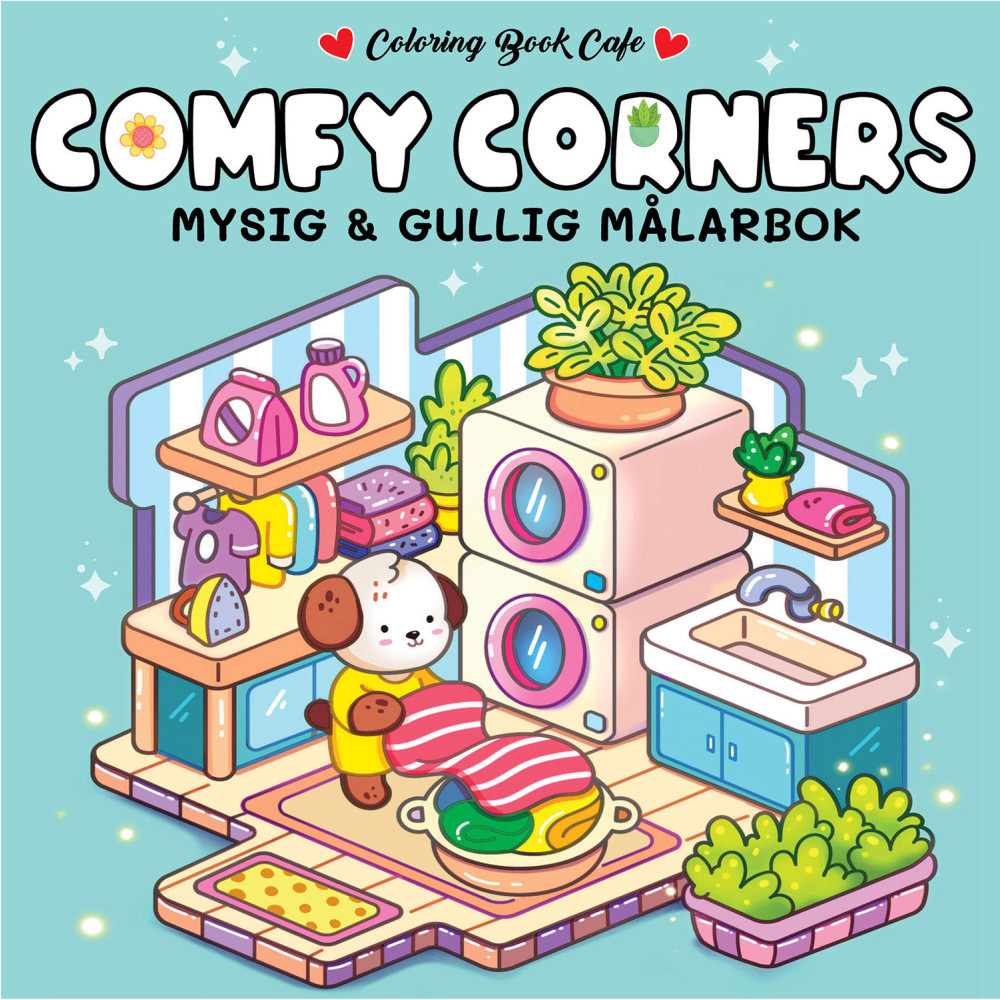 Produktbild för Målarbok : Cozy Comfy Corners