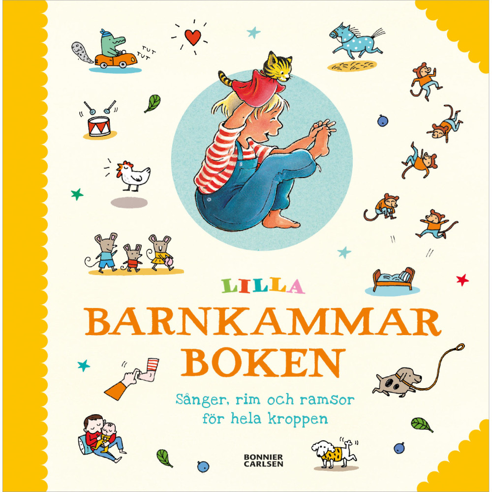 Produktbild för Lilla barnkammarboken Sånger, rim och ramsor
