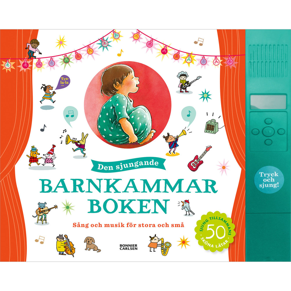 Produktbild för Den sjungande barnkammarboken