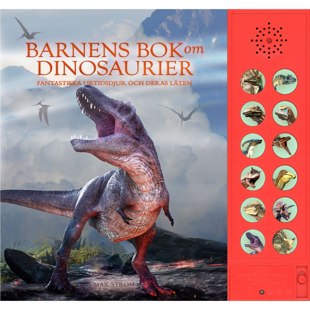 Produktbild för Barnens bok om dinosaurier