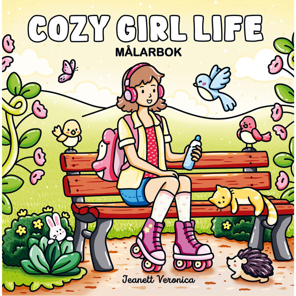 Produktbild för Målarbok : Cozy girl life