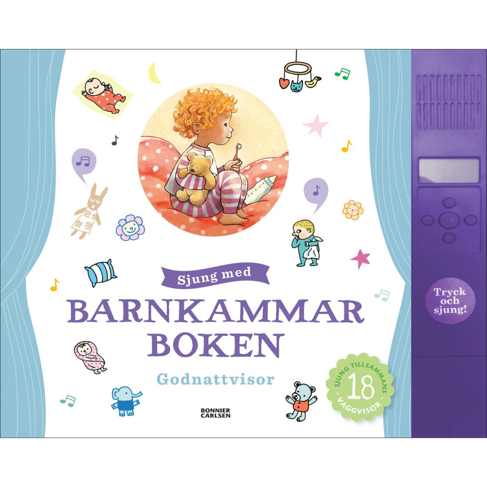Produktbild för Sjung med barnkammarboken Godnattvisor