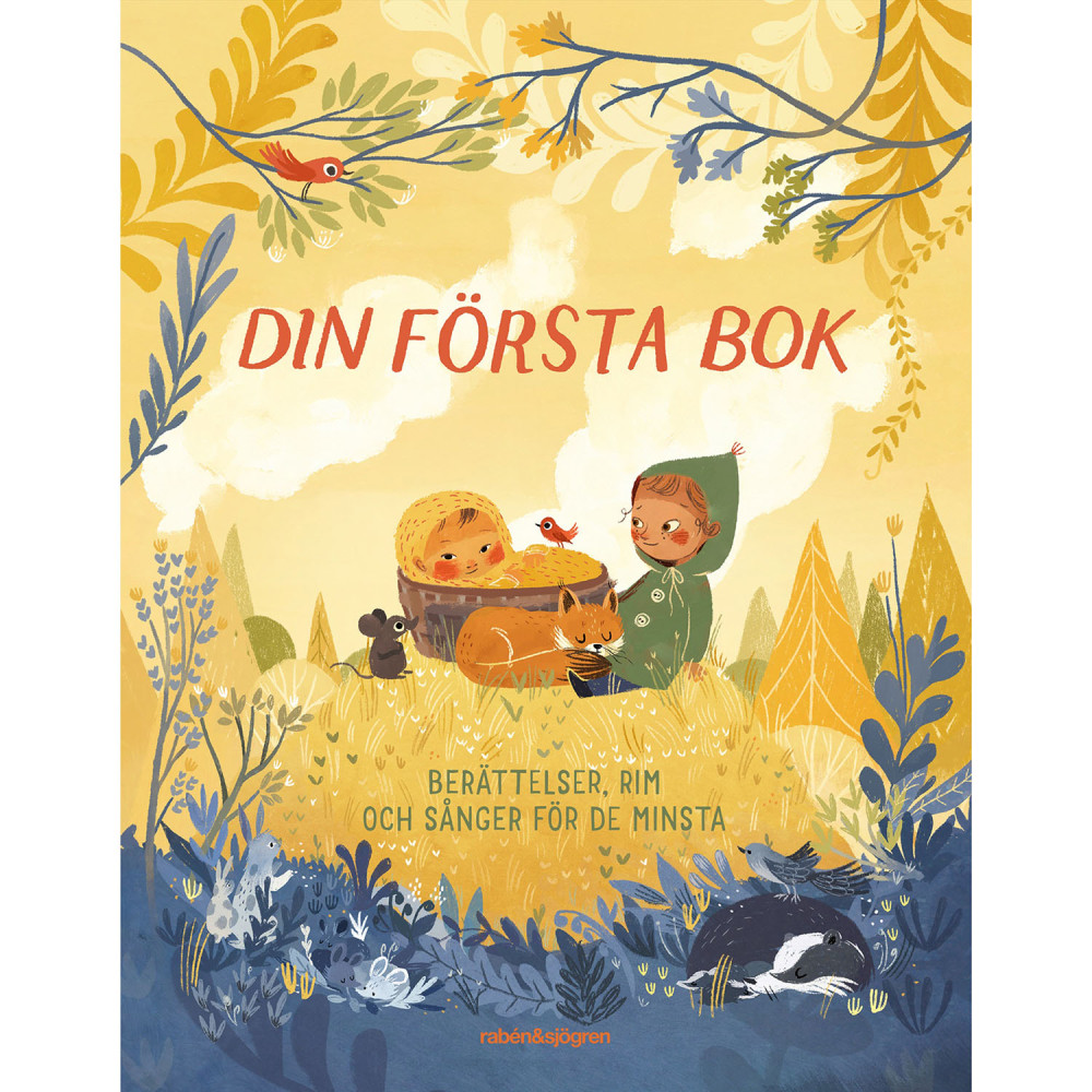 Produktbild för Din första bok - Berättelser, rim och sång