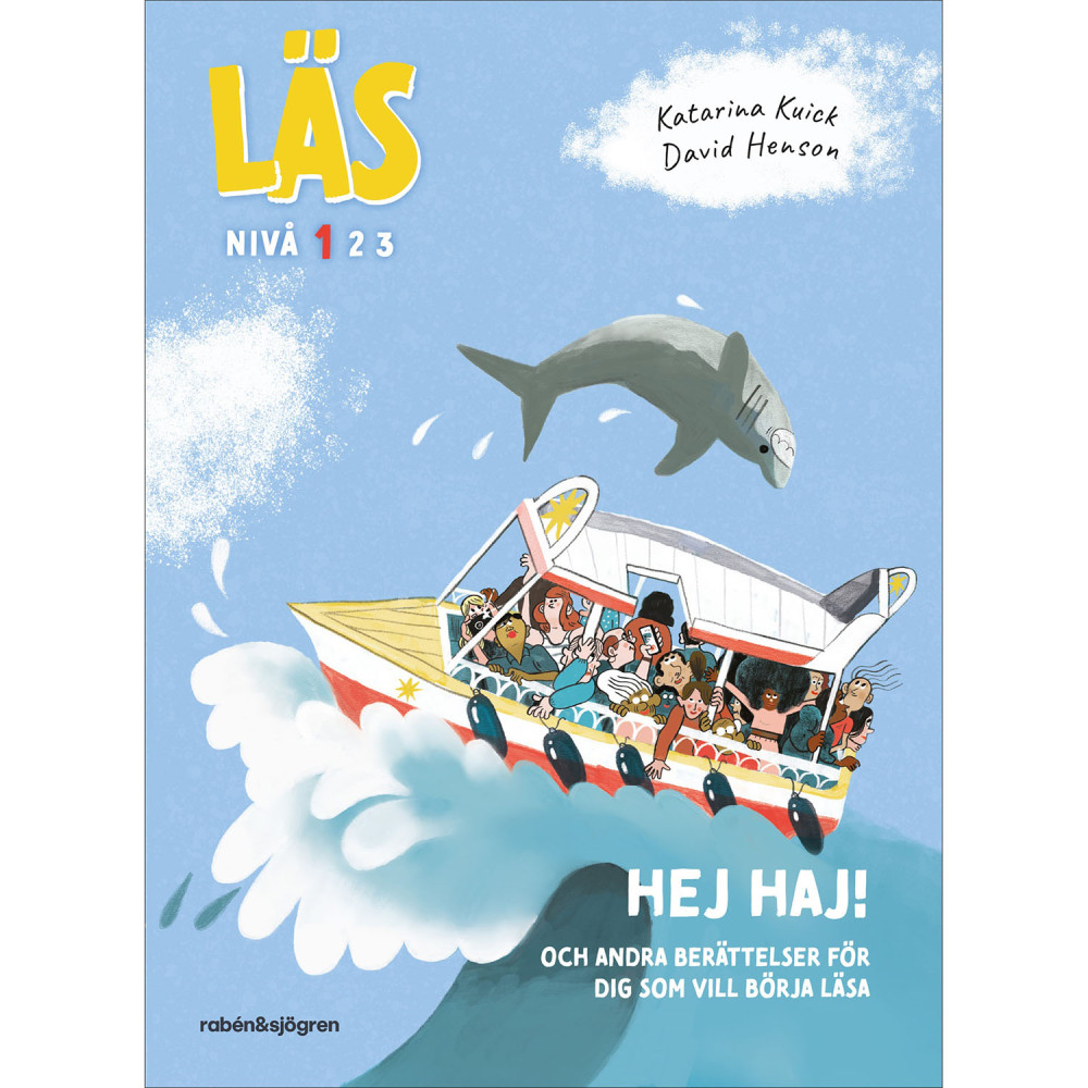 Produktbild för Läs - Hej haj! - Läs-nivå 1