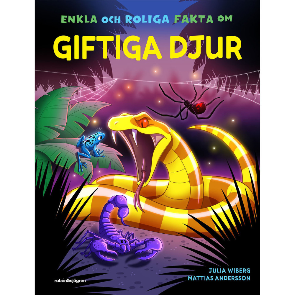Produktbild för Enkla och roliga fakta om giftiga djur