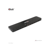 Produktbild för Club 3D - dockningsstation - USB-C - 2 x HDMI, DP - 1GbE