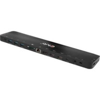 Produktbild för Club 3D - dockningsstation - USB-C - 2 x HDMI, DP - 1GbE
