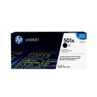 Produktbild för HP 501A - svart - original - LaserJet - tonerkassett (Q6470A)