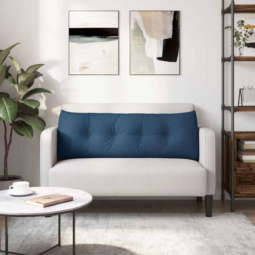Produktbild för Ryggkudde Blå 140 x 24 x 50 cm tyg
