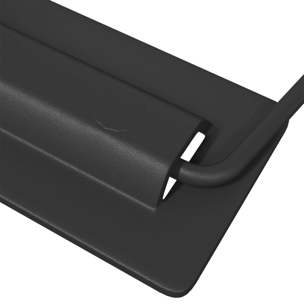 Produktbild för Skåpshandtag 2 pcs Svart 85 x 45 mm Metall