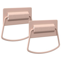 Produktbild för Skåpshandtag 2 pcs Rosa 85 x 45 mm Metall