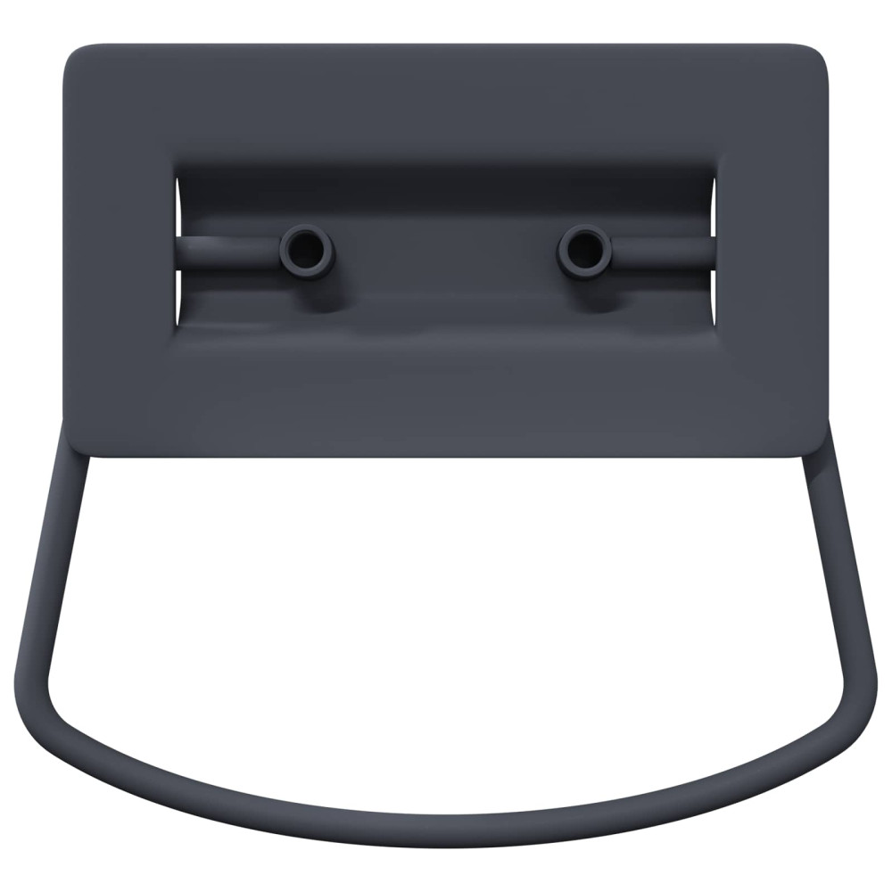 Produktbild för Skåpshandtag 2 pcs Antracit 85 x 45 mm Metall
