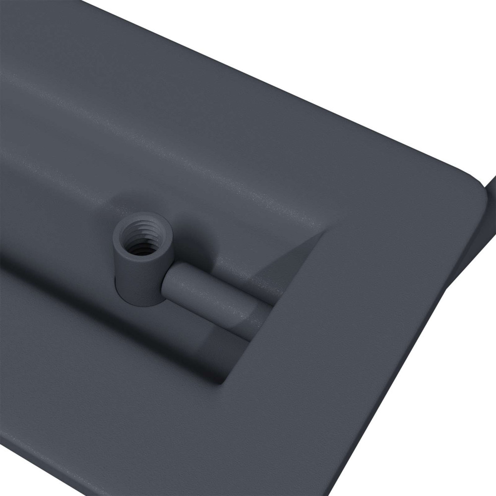 Produktbild för Skåpshandtag 2 pcs Antracit 85 x 45 mm Metall