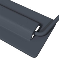 Produktbild för Skåpshandtag 2 pcs Antracit 85 x 45 mm Metall