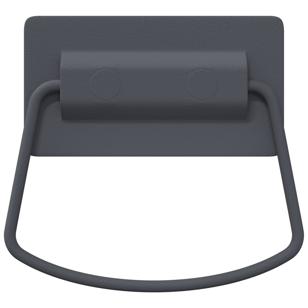 Produktbild för Skåpshandtag 12 pcs Antracit 85 x 45 mm Metall