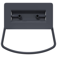 Produktbild för Skåpshandtag 12 pcs Antracit 85 x 45 mm Metall