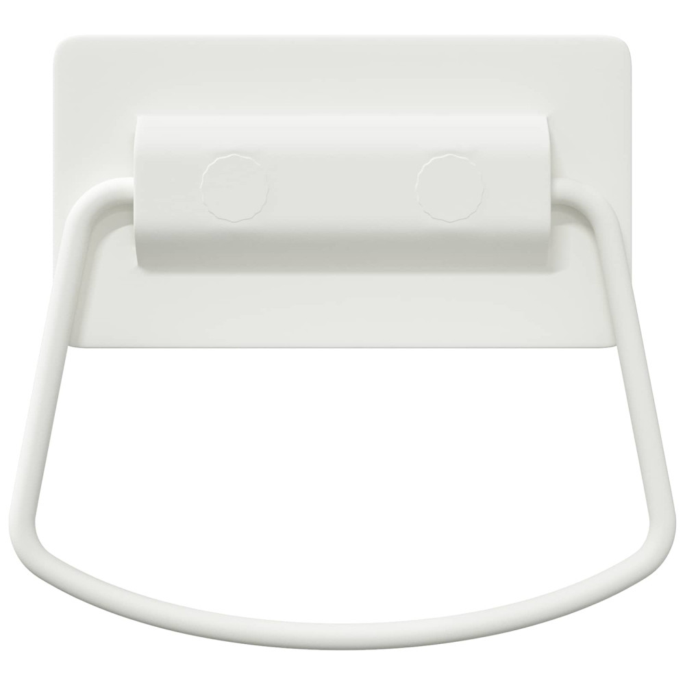 Produktbild för Skåpshandtag 2 pcs Vit 85 x 45 mm Metall