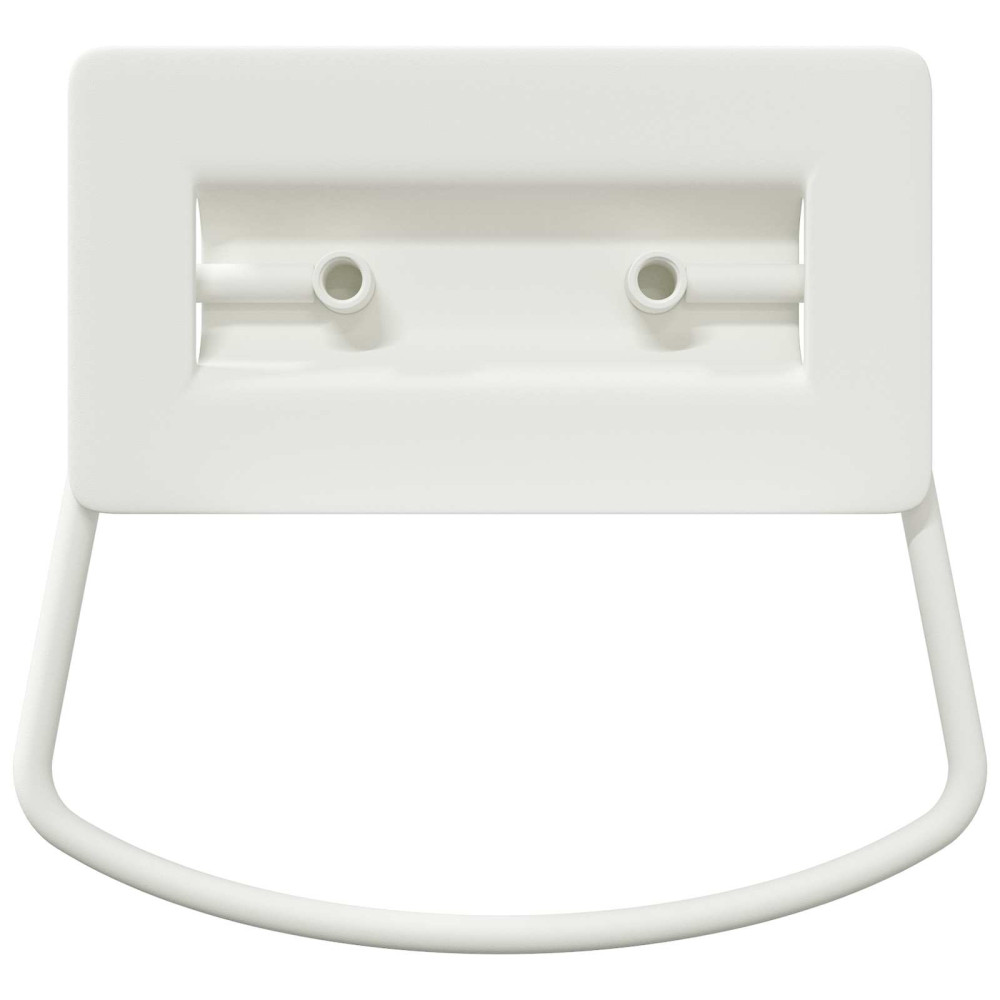 Produktbild för Skåpshandtag 2 pcs Vit 85 x 45 mm Metall