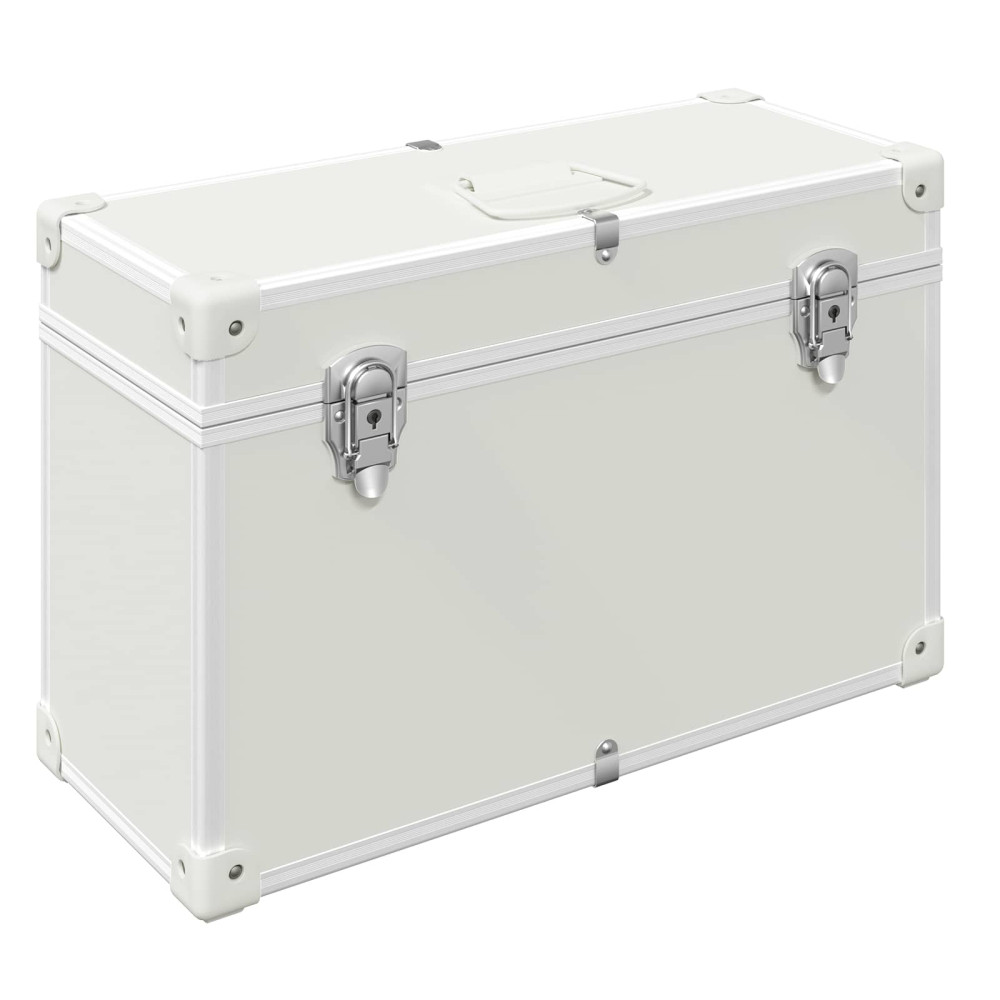 Produktbild för Skåpshandtag 12 pcs Vit 85 x 45 mm Metall
