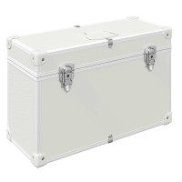 Produktbild för Skåpshandtag 12 pcs Vit 85 x 45 mm Metall