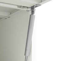 Produktbild för Vägghylla för garage Vit 90 x 40 x 53 cm Pulverlackerad stål