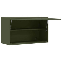 Produktbild för Vägghylla för garage Olivgrön 90 x 40 x 53 cm