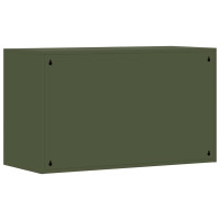 Produktbild för Vägghylla för garage Olivgrön 90 x 40 x 53 cm