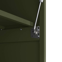 Produktbild för Vägghylla för garage Olivgrön 90 x 40 x 53 cm