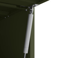 Produktbild för Vägghylla för garage Olivgrön 90 x 40 x 53 cm