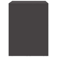 Produktbild för Vägghylla för garage Svart 80 x 40 x 53 cm Pulverlackerad stål
