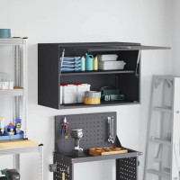 Produktbild för Vägghylla för garage Antracit 80 x 40 x 53 cm