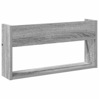 Produktbild för Tidningshylla 2 pcs Grå Sonoma 60 x 12 x 30 cm Konstruerat trä