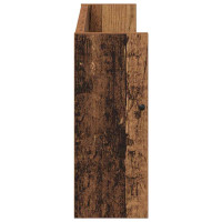 Produktbild för Tidningshylla 2 pcs Gammalt trä 60 x 12 x 30 cm Konstruerat trä
