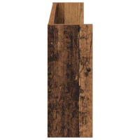Produktbild för Tidningshylla Gammalt trä 80 x 12 x 30 cm Konstruerat trä