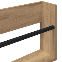 Produktbild för Tidningshylla 2 pcs Artisan Ek 80 x 12 x 30 cm Konstruerat trä