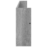 Produktbild för Tidningshylla 2 pcs Grå Sonoma 100 x 12 x 30 cm Konstruerat trä