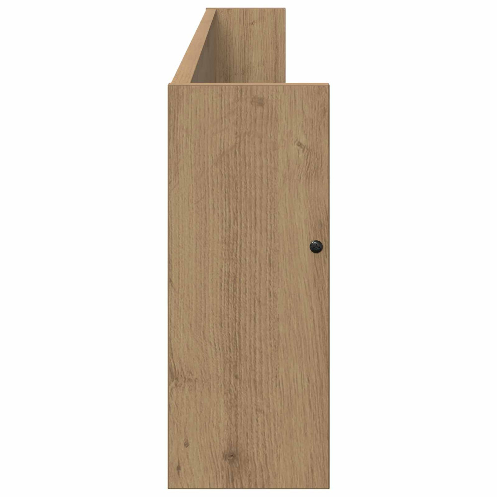 Produktbild för Tidningshylla 2 st Artisan Ek 100 x 12 x 30 cm Konstruerat trä