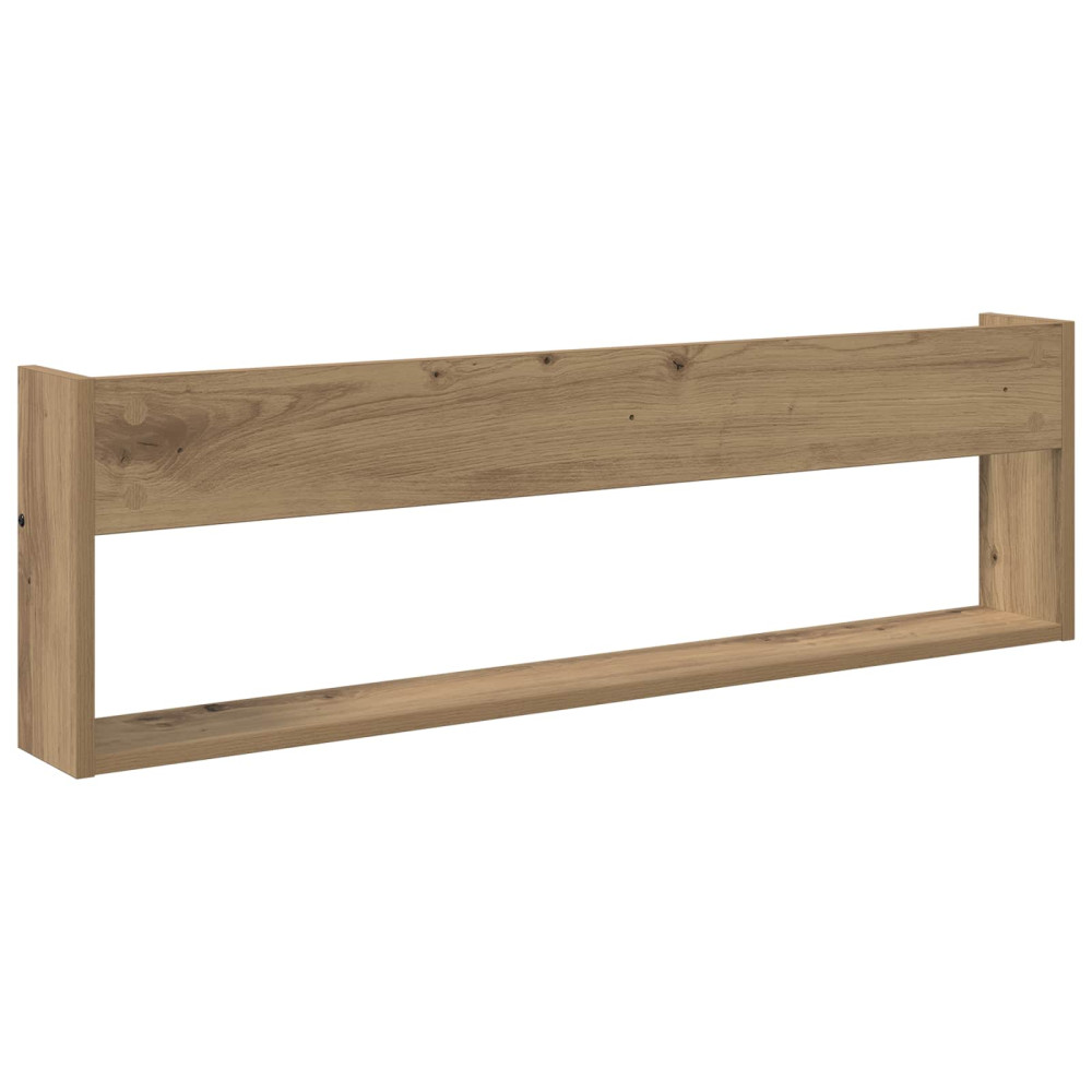 Produktbild för Tidningshylla 2 st Artisan Ek 100 x 12 x 30 cm Konstruerat trä