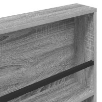 Produktbild för Tidningshylla 2 pcs Grå Sonoma 60 x 12 x 70 cm Konstruerat trä