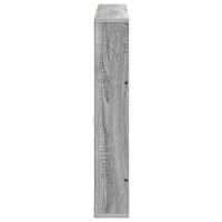 Produktbild för Tidningshylla 2 pcs Grå Sonoma 80 x 12 x 70 cm Konstruerat trä