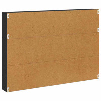 Produktbild för Tidningshylla 2 pcs Svart Ek 100 x 12 x 70 cm Konstruerat trä