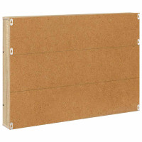 Produktbild för Tidningshylla 2 pcs Sonoma-ek 100 x 12 x 70 cm Konstruerat trä