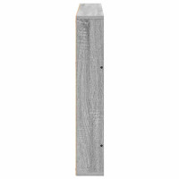Produktbild för Tidningshylla 2 pcs Grå Sonoma 100 x 12 x 70 cm Konstruerat trä